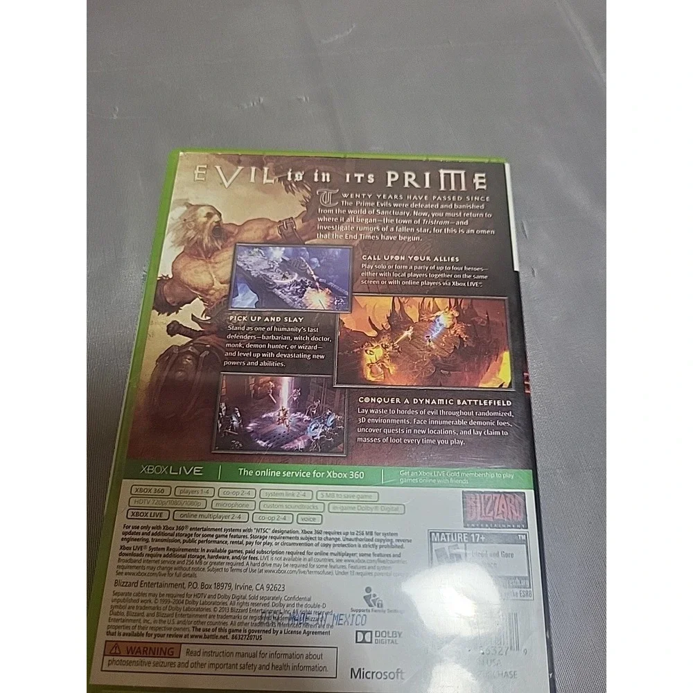 DIABLO III X360 - Microsoft Xbox 360 CIB